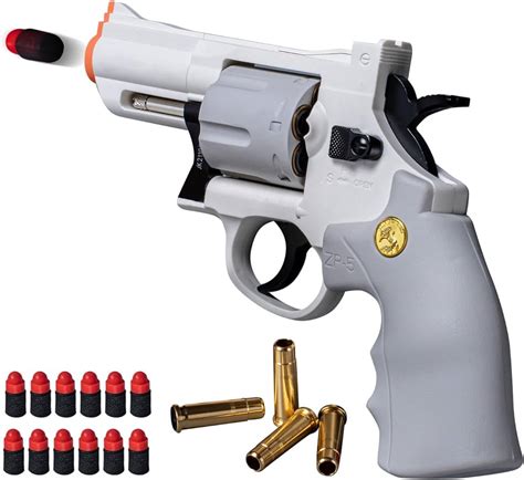 Revolver Pistol Toy Gun Launcher Soft Bullet Dart Blaster 51 OFF