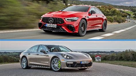 Mercedes AMG GT 63 S E Performance Vs Porsche Panamera Turbo S E Hybrid