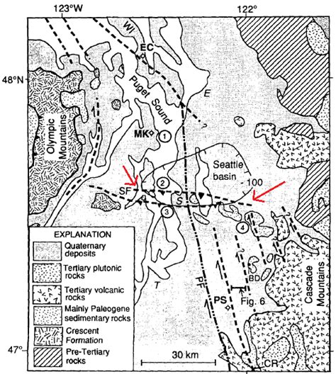 The Seattle fault zone - Structural geology of...