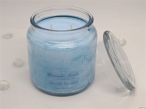 Seaside Serenity Candle 16 Oz Glitter Melmade Scents