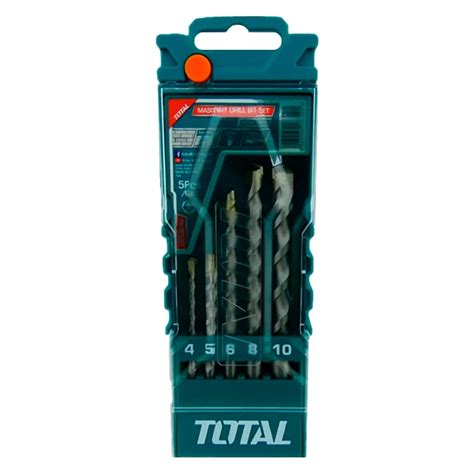 Total Tools Kit Set Juego Brocas Para Concreto Piezas Falabella