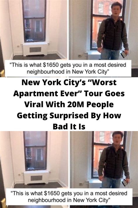 New York Citys “worst Apartment Ever” Tour Goes Viral With 20m People