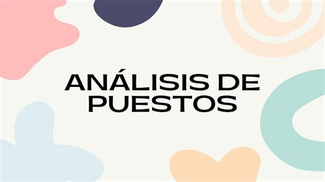 SOLUTION An Lisis De Puestos Studypool