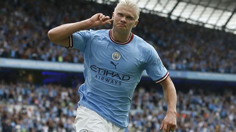 Man City 4 Crystal Palace 2 Erling Haaland Scores First Premier League