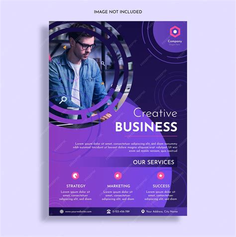 Premium Vector Business Flyer Or Poster Design Template