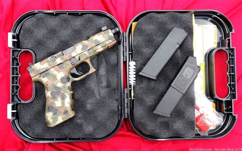 Glock Austria 17 Gen 3 9mm Suppressor Ready Pistol Custom Camo Nos