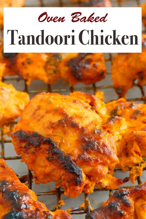 Oven Baked Indian Tandoori Chicken Recipe Authentic Tandoori Chicken