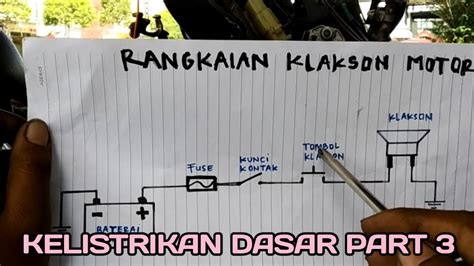 Rangkaian Klakson Sepeda Motor Homecare24