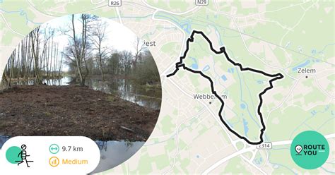 Wandeling Webbekoms Broek Recreatieve Wandelroute RouteYou