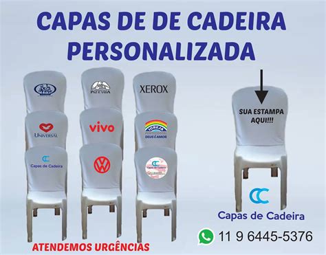 Capas De Cadeira Personalizadas CAPAS DE CADEIRA