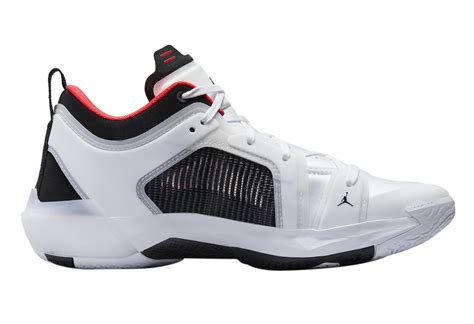 Air Jordan 37 Low White Black Siren Red DQ4122-100 - KicksOnFire.com