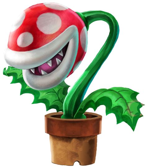 Piranha Plant Super Mario Bros Render V2 By Rayluishdx2 On Deviantart