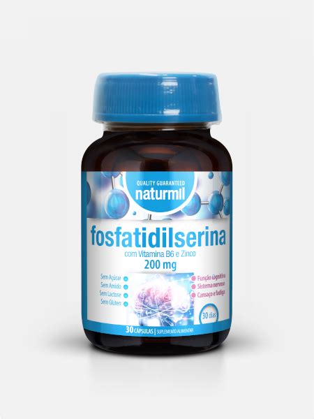 Fosfatildiserina Con Vitamina B Y Zinc Mg C Psulas Naturmil