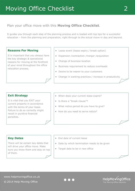 Free Printable Moving Checklist Templates [Word, PDF, Excel]