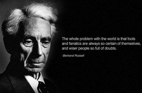 Portrait Gentleman Person Bertrand Russell Black And White