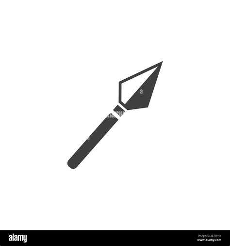 Spear Vector Illustration Icon Template Design Stock Vector Image Art