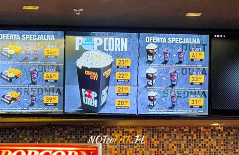 Menu W Cinema City Cennik Jedzenia Notsofar