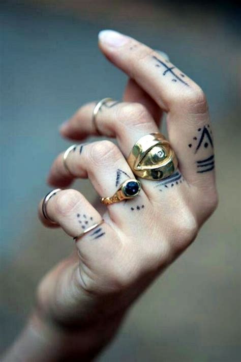 Aggregate 76 Finger Tattoos Tribal Latest In Cdgdbentre