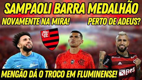 Meng O D Troco Em Fluminense Medalh O Barrado Por Sampaoli Vidal De