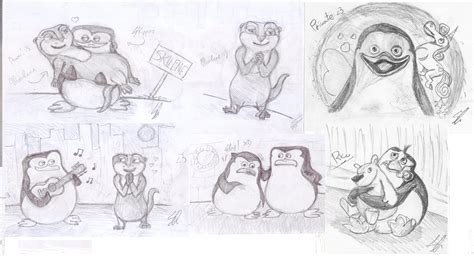 My Latest Sketches Penguins Of Madagascar Fan Art Fanpop