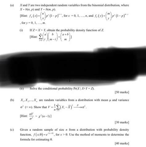 Solved A X And Y Are Two Independent Random Variables From