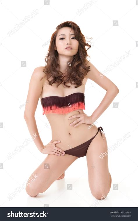 Sexy Asian Bikini Woman Sit On Stock Photo Shutterstock