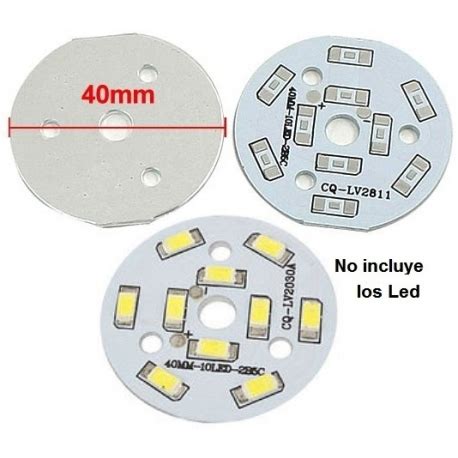 Circuito Redondo Mm Para Led Smd