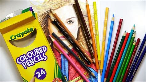 Professional Artist Tries Crayola Pencils For The First Time Demoose Art