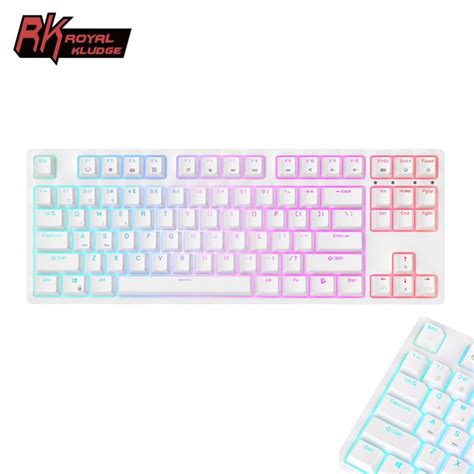 Royal Kludge Rk87 87 Keys Hot Swappable Wired Backlit Rgb Tkl Teclado