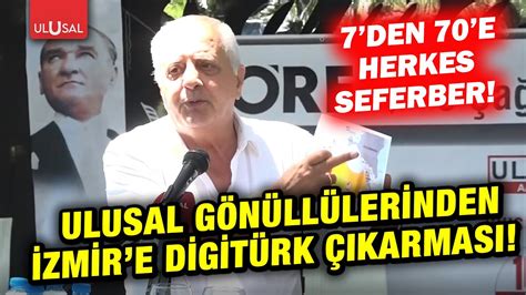 Ulusal gönüllülerinden İzmir e Digitürk çıkarması 7 den 70 e herkes