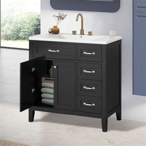 Magiccactus 35 5 Single Bathroom Vanity Base Only Wayfair