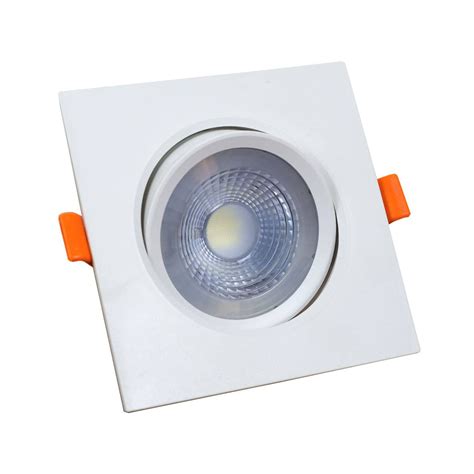 Spot Led De Embutir Direcion Vel Quadrado W Branco Broketto