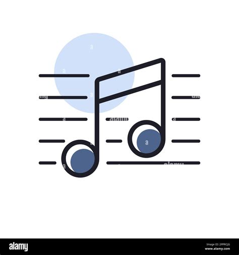 Stave and music notes vector icon Stock Vector Image & Art - Alamy