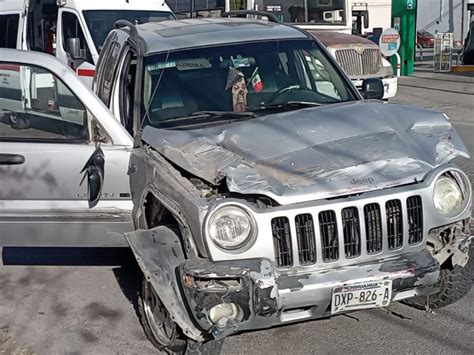 Aparatoso Choque En La Colonia Pac Fico Norte De Chihuahua