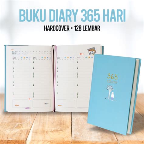 Jual Buku Diary 365 Hari Hardcover Jurnal Book Buku Jurnal Daily