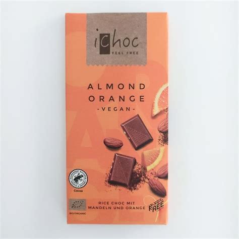 IChoc Almond Orange Vegan Chocolate Review Abillion