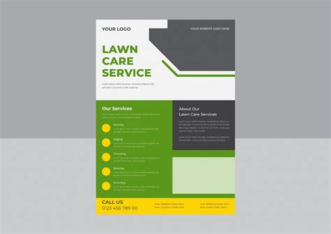 Services Flyer Design Template Graphic by bizstock78 · Creative Fabrica