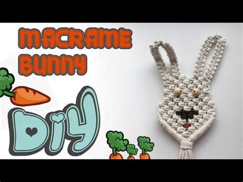 Tutorial Macrame Bunny DIY Easter Decor YouTube