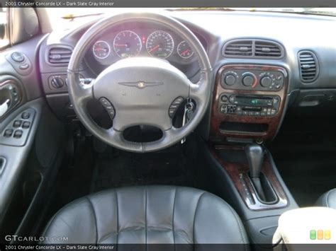 Dark Slate Gray Interior Dashboard For The 2001 Chrysler Concorde Lx