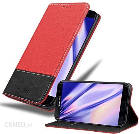 Cadorabo Etui Kompatybilne Z Samsung Galaxy S Edge W Kolorze Czerwono