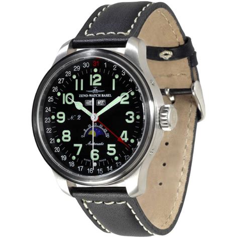 Zeno Watch Basel Os Pilot Full Calendar Swiss Men S Watch Mm Atm