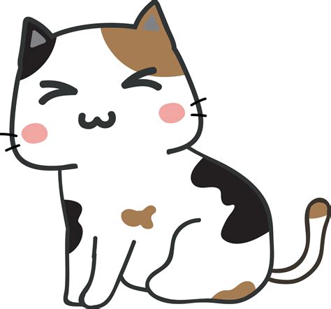 Lindo Gato De Dibujos Animados Gatito 8483714 Png