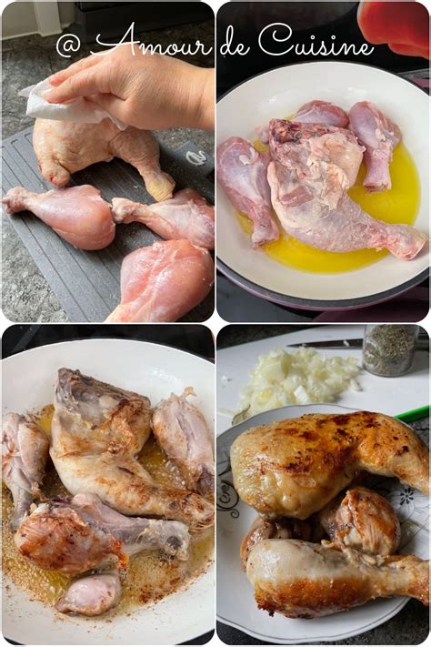 Recette De Fricassée De Poulet Facile Amour De Cuisine