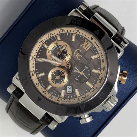 Guess Gc 1 Sport Chic Chronograph Watch Brown Swiss Made Catawiki