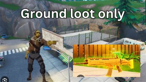 Ground Loot Only Challenge YouTube