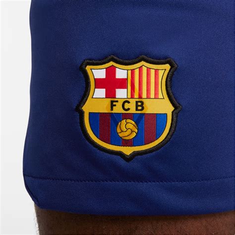 Nike Barcelona Home Shorts 2023 2024 Adults Bluewhite