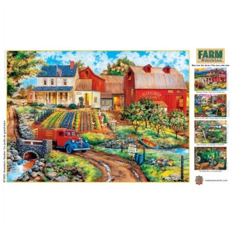 Masterpieces Farm Country Grandma S Garden 1000 Piece Jigsaw Puzzle