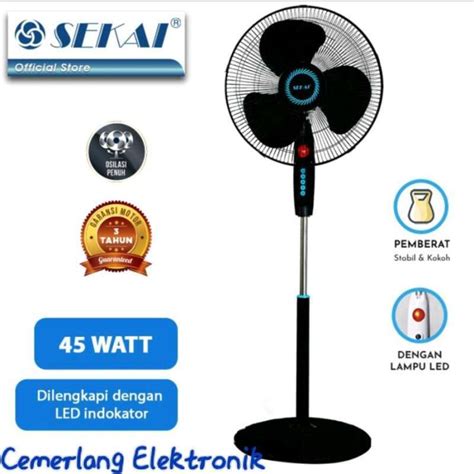 Jual Sekai Kipas Angin Berdiri Stand Fan Inch Sfn Di Seller