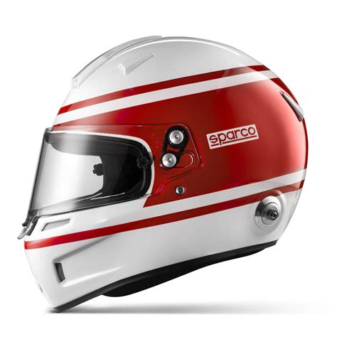 Casque Sparco Air Pro Rf W Rouge Fia Hrs Distributeur