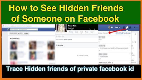 How To See Hidden Friends Of Someone On Facebook With New Tracing Way